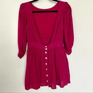 Low Back Free People Mini Dress